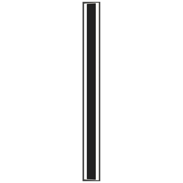 ENER-J 28W CCT Changing and Dimming IP65 Acrylic Wall Light - Size: 4.5 x 8 x 100cm - Black - Wilko - image 1