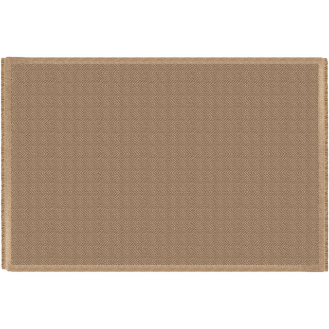 Eselle Jute Effect Herringbone Rug 200 x 290cm - Brown - Wilko - image 1