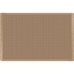 Eselle Jute Effect Herringbone Rug 200 x 290cm - Brown - Wilko - thumbnail 1