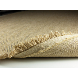 Eselle Jute Effect Herringbone Rug 200 x 290cm - Brown - Wilko - thumbnail 5