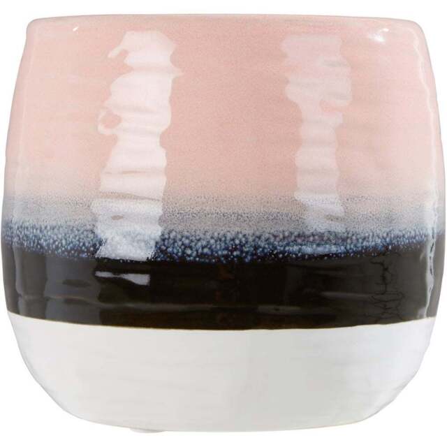 Premier Housewares Caldera Tie Dye Effect Planter Large - Size: 17 x 17 x 15cm - Multi - Wilko - image 1