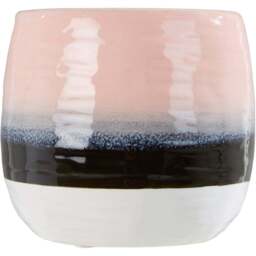 Premier Housewares Caldera Tie Dye Effect Planter Large - Size: 17 x 17 x 15cm - Multi - Wilko - thumbnail 1