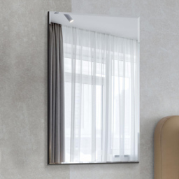 Single Bevelled Venetian Mirror 120 x 80cm - Black - MirrorOutlet - Wilko - thumbnail 3