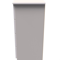 Crowndale Camden 4 Drawer Kashmir Gloss Chest of Drawers - Cream - Wilko - thumbnail 5