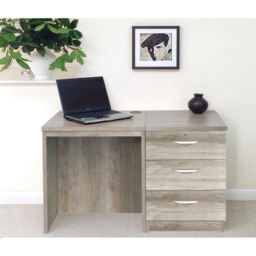 R White Cabinets 3 Drawer Grey Set-03 Desk - Size: 72.8 x 107.9 x 54cm - Wilko - thumbnail 5
