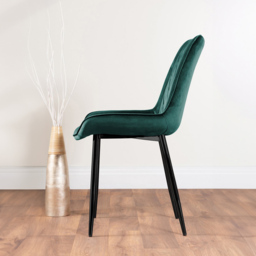 Furniturebox Arona Cesano Marble 6 Seater Round Dining Set White and Green - Grey - Wilko - thumbnail 5