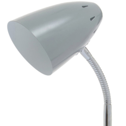 Premier Housewares Flexi Matte Grey Desk Lamp - Size: 13 x 13 x 37cm - Wilko - thumbnail 6