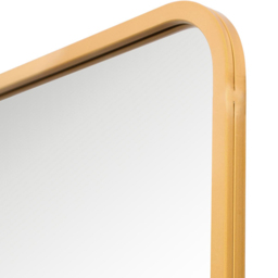 MirrorOutlet The Coartans Gold Metal Trapezoid Outdoor Garden Wall Mirror 200 x 85cm - Size: 200 x 95 x 3cm - Wilko - thumbnail 7