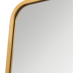 MirrorOutlet The Coartans Gold Metal Trapezoid Outdoor Garden Wall Mirror 200 x 85cm - Size: 200 x 95 x 3cm - Wilko - thumbnail 6