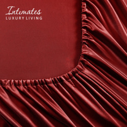Intimates Double Red Satin Bedding Set - Wilko - thumbnail 5