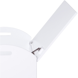 Portland Childrens White Toy Box with Lid - Size: 62 x 40 x 46.5cm - Wilko - thumbnail 5