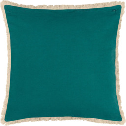 furn. Cypressa Teal Floral Mosaic Cushion - Size: 50 x 50cm - Multi - Wilko - thumbnail 4