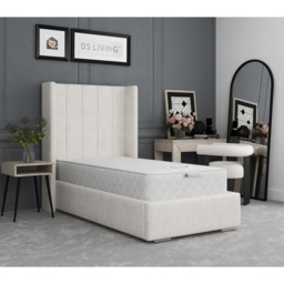 DS Living Aurora Soothe Single Bonnell Spring Mattress with Reflex Foam Layers - White - Wilko - thumbnail 3