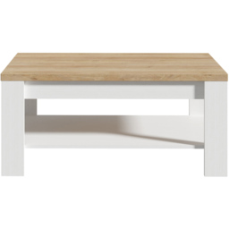 Florence Bohol White Riviera Oak Coffee Table - Size: 60 x 100 x 45cm - Wilko - thumbnail 4