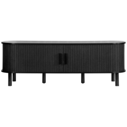 Birlea Axel Fluted Black TV Unit - Size: 48 x 140 x 45cm - SleepSoul - Wilko - thumbnail 4