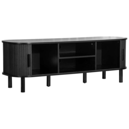 Birlea Axel Fluted Black TV Unit - Size: 48 x 140 x 45cm - SleepSoul - Wilko - thumbnail 5