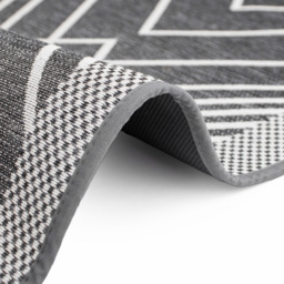 JVL Expression Stripes Rubber Backed Door Runner 50 x 150cm - Size: 150 x 50 x 0.3cm - Grey - Wilko - thumbnail 6