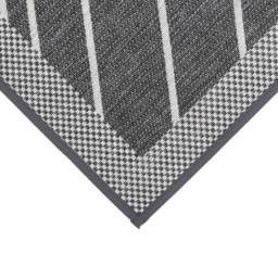 JVL Expression Stripes Rubber Backed Door Runner 50 x 150cm - Size: 150 x 50 x 0.3cm - Grey - Wilko - thumbnail 5