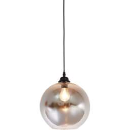 Sorrelis Helix E27 Pendant Light - Size: 25 x 25 x 23cm - Clear - Wilko - thumbnail 1
