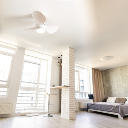 ValueLights Matt White Integrated LED Ceiling Fan with Remote 24 inch - Size: 30 x 60 x 60cm - Wilko - thumbnail 3