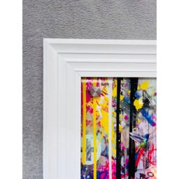 Splashbax This Kitchen is for Dancing White Premium Gallery Frame LED Neon Wall Art - Size: 105 x 75 x 7cm - Multi - Wilko - thumbnail 4