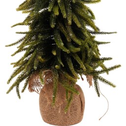 Gold Glitter Downswept Tree - Green - Wilko - thumbnail 4