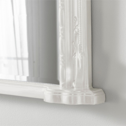 Yearn Victoria Bevelled White Overmantle Mirror 89 x 127cm - Wilko - thumbnail 5