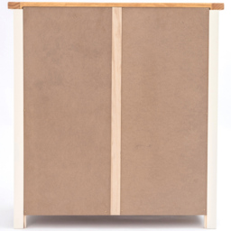 Maggiori 4 Drawer Off White Chest of Drawers with Brass Knobs - Wilko - thumbnail 7