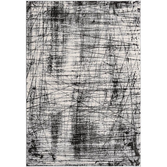 Desire Rugs Obsidian Grey Oblique Abstract Rug 120 x 170cm - Size: 170 x 120 x 0.8cm - Wilko - image 1
