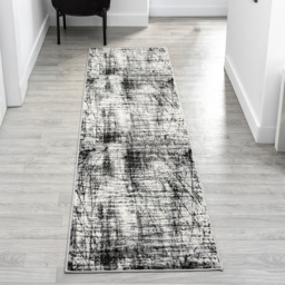 Desire Rugs Obsidian Grey Oblique Abstract Rug 120 x 170cm - Size: 170 x 120 x 0.8cm - Wilko - thumbnail 7