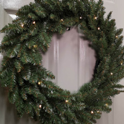 Samuel Alexander Warm White LED Christmas Wreath Green 60cm - Size: 60 x 60 x 60cm - Wilko - thumbnail 4