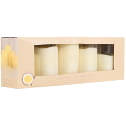 Set of 5 Flickering LED Candles - Ivory - Wilko - thumbnail 5
