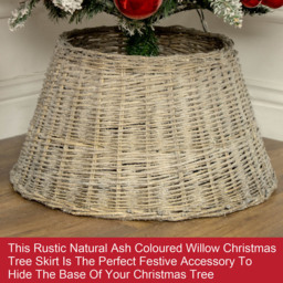 The Christmas Workshop Ash Willow Christmas Tree Skirt - Wilko - thumbnail 7