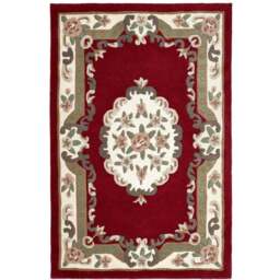 Origins Shensi Wine Rug 60 x 120cm - Red - Origins Rugs - Wilko - thumbnail 1