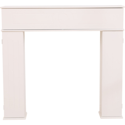 FurnitureHMD 3 Door White Fireplace Surround Edge Storage Unit - Size: 100 x 107 x 18cm - Wilko - thumbnail 4