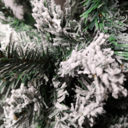 Premier Green Snow Flocked Spruce Pine Artificial Christmas Tree 6.5ft - Size: 6ft - Samuel Alexander - Wilko - thumbnail 6