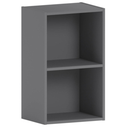 VIDA DESIGNS Oxford 2 Cube Grey Bookcase - Size: 2 Shelf - Wilko - thumbnail 3