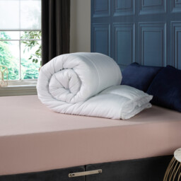 Downland Super Bounce 7.5 Tog Duvet White Single - Wilko - thumbnail 4