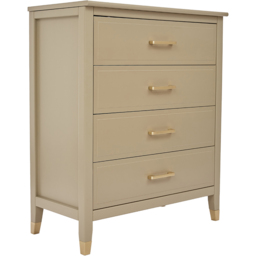 Palazzi 4 Drawer Clay Chest of Drawers - Cream - Wilko - thumbnail 4