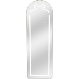 Standing LED Bow Mirror Gold - Wilko - thumbnail 1