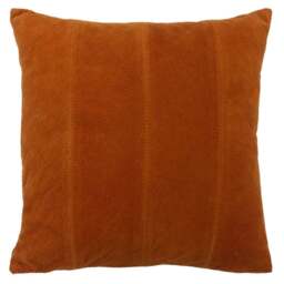 furn. Jagger Rust Orange Ribbed Corduroy Cushion - Size: 45 x 45 cm - Multi - Wilko - thumbnail 1