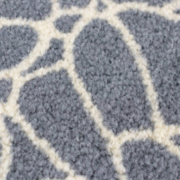 JVL Mega Grey Floral Latex Backed Door Runner 57 x 150cm - Size: 150 x 57 x 1cm - Blue - Wilko - thumbnail 6