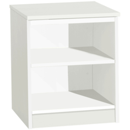 R White Cabinets 2 Shelf White Desk Height Wide Bookcase - Size: 72.8 x 60 x 54cm - Wilko - thumbnail 3
