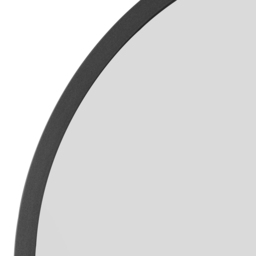 MirrorOutlet The Arcus Black Framed Arched Leaner and Wall Garden Mirror 140 x 70cm - Size: 140 x 70 x 3cm - Wilko - thumbnail 6