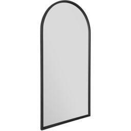 MirrorOutlet The Arcus Black Framed Arched Leaner and Wall Garden Mirror 140 x 70cm - Size: 140 x 70 x 3cm - Wilko - thumbnail 4