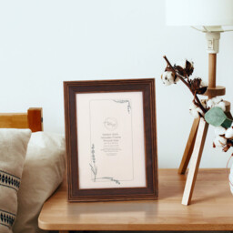 Haldon Wooden Frame Brown A4 - Wilko - thumbnail 6