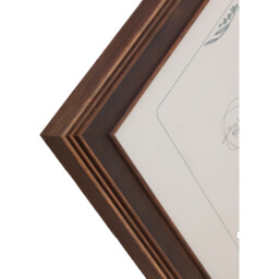 Haldon Wooden Frame Brown A4 - Wilko - thumbnail 4