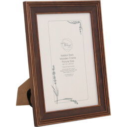 Haldon Wooden Frame Brown A4 - Wilko - thumbnail 5