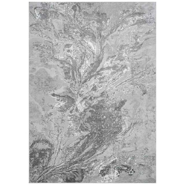 Desire Rugs Serenity Grey Abstract Water Grunge Texture Rug 200 x 290cm - Wilko - image 1