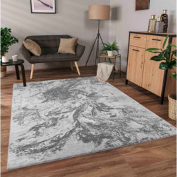 Desire Rugs Serenity Grey Abstract Water Grunge Texture Rug 200 x 290cm - Wilko - thumbnail 5